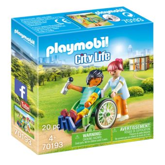 Playmobil Enfant en fauteuil roulant 6663 City Life Series-Neuf 