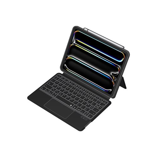 Etui clavier Azerty MW Quick Note pour iPad Pro 11 M4 2024 Noir