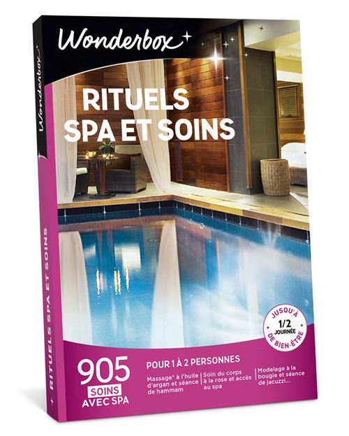 Coffret cadeau Wonderbox Rituels spa et soins