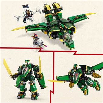 LEGO® Ninjago® 71845 L’avion-robot de Lloyd