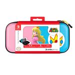 Etui de transport Pdp Slim Deluxe Princesse royale Peach pour Nintendo Switch Rose et blue