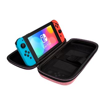 Etui de transport Pdp Slim Deluxe Princesse royale Peach pour Nintendo Switch Rose et blue