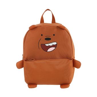 Sac à dos Miniso Grizzly We Bare Bears Marron