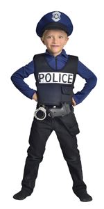 Déguisement enfant Cesar Policier Taille 8-10 ans