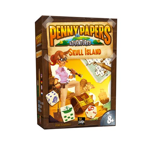 Jeu de stratégie Atalia Jeux Penny Papers Adventures Skull Island