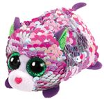 Peluche Ty Teeny Sequins Lilac le chat 8 cm