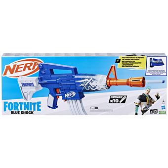 Pistolet à Fléchettes Nerf Elite Retaliator - Personnalisable, 4 Configurations - Portée 22 Mètres - 12 Fléchettes Incluses