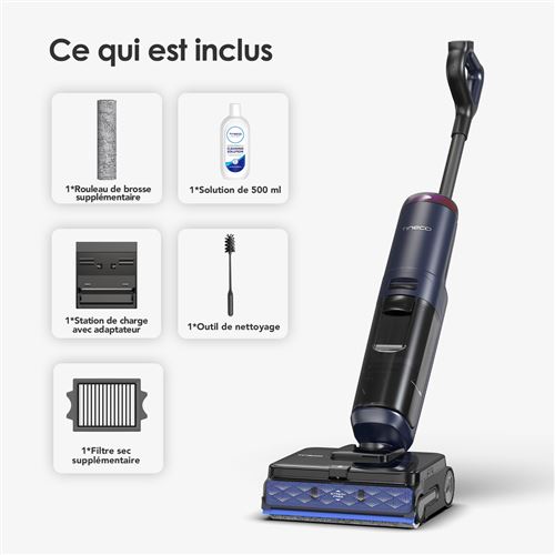 Aspirateur laveur Tineco Floor One S7 Max Pro Bleu - Tineco