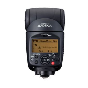Flash Speedlite Avec écran LCD - Compatible Canon, Nikon, Sony, Etc. - Guide 35 M - Pivot 270° Et Rebond 90°
