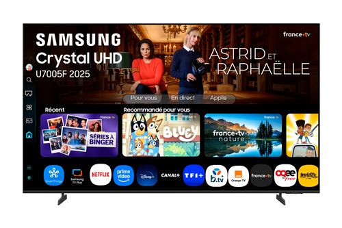 Téléviseur LED 4K Smart Samsung TU85U7005FK 85 Crystal 4K HDR10