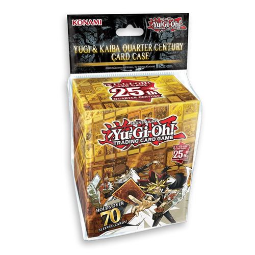 Carte à collectionner Konamo Yu-Gi-Oh! Accessoire Yugi et Kaiba Quarter Century Boîte de rangement