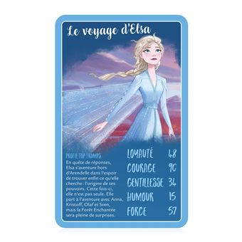 Jeu de cartes Top Trumps La Reine des Neiges 2