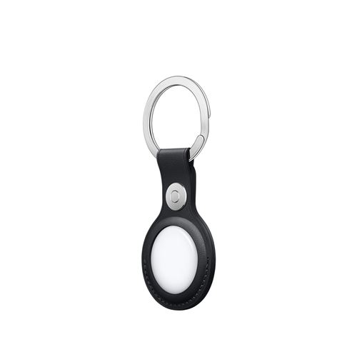 Porte-clés en tissage fin AirTag - Noir - Apple (FR)