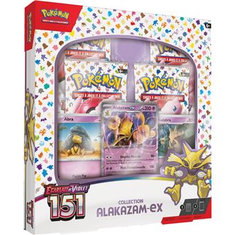 Carte à collectionner Pokémon EV3.5 : Coffret Alakazam-ex 4b Pokémon 151 - 1