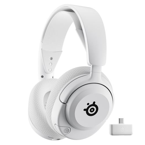 Casque micro gaming sans fil SteelSeries Arctis Nova 5P Bluetooth Blanc