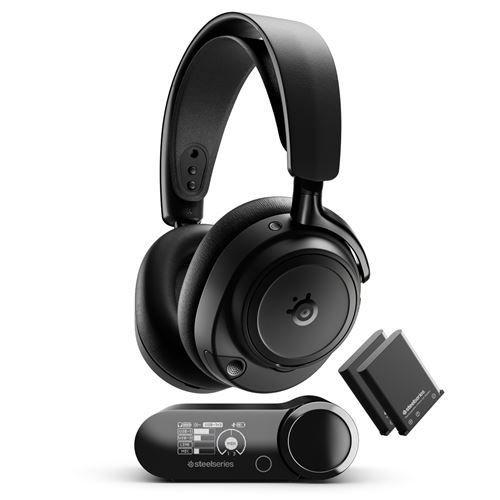 Casque gaming sans fil SteelSeries Arctis Nova Elite Obsidian Black