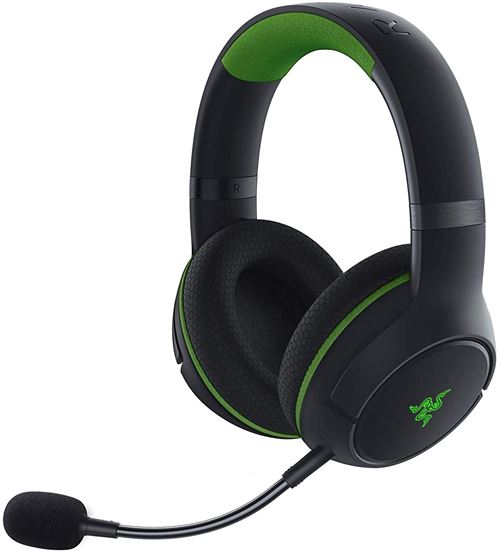 Gamingheadset Razer Kaira Pro draadloze Bluetooth voor Xbox-serie X / S Zwart en Groen