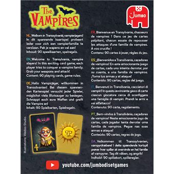 Jeu de cartes Jumbo Vamps