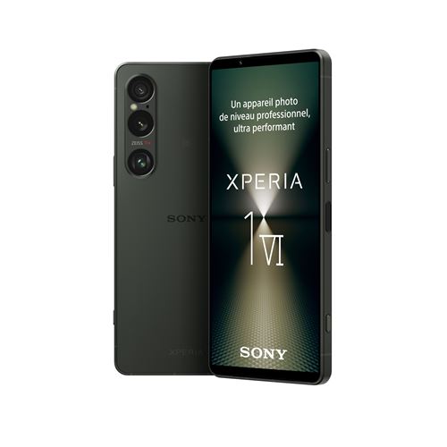 Smartphone Sony Xperia 1 VI 6,5" 5G Nano SIM 256 Go Vert Kaki
