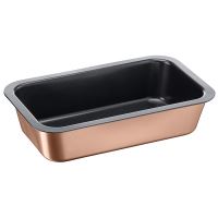 Moule à cake large Tefal Airbake J2555314 23X13 cm Anti-adhésif Acier Marron