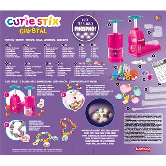 Cutie Stix - Set de Création - Fabrication de bijoux enfants - Dès 6 ans -  Lansay au meilleur prix