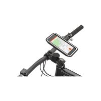 Support Vélo Universel Grefay - Porte Téléphone Pour Guidon 22-32mm, Rotation 360° - Compatible IPhone, Samsung, GPS