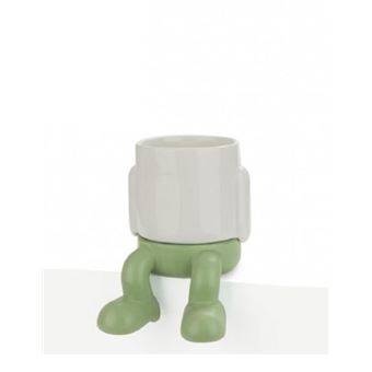 Pot de fleur Balvi Blanc et Vert