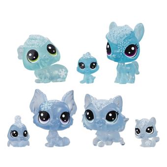 Tube de 7 Figurines Littlest Pet Shop Collection Givrée Modèle aléatoire