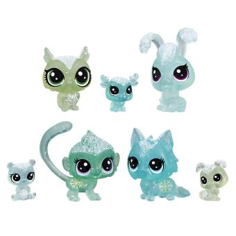 Tube de 7 Figurines Littlest Pet Shop Collection Givrée Modèle aléatoire