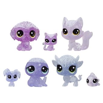 Tube de 7 Figurines Littlest Pet Shop Collection Givrée Modèle aléatoire