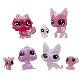 Tube de 7 Figurines Littlest Pet Shop Collection Givrée Modèle aléatoire