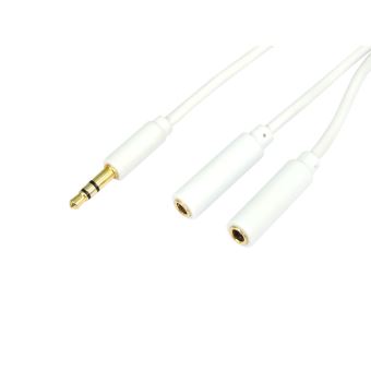 Keepdrum ada067 5 distribuidor de auriculares con 3,5 mm Splitter