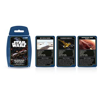 Jeu de cartes Top Trumps Star Wars Vaisseaux Spatiaux