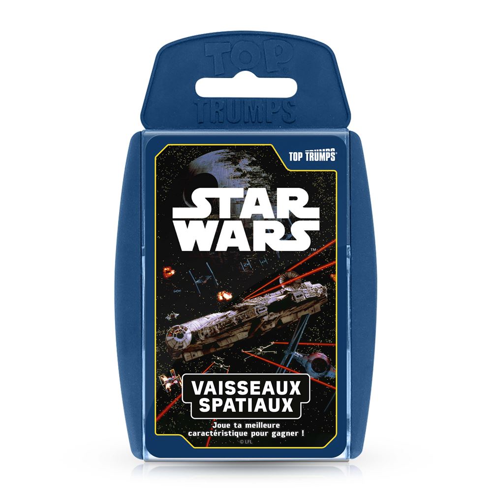 Jeu de cartes Top Trumps Star Wars Vaisseaux Spatiaux - Jeux classiques ...