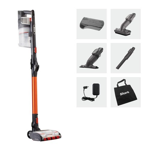 Shark Orange Et Blanc Aspirateur Balai Iz201eu Orange Reconditionné