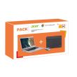 Pack Chromebook Acer CB514-1HT-C1SQ gris 14" Ecran tactile Full HD Intel Celeron 8 Go RAM 64 Go eMMC + Souris sans fil Acer + Housse