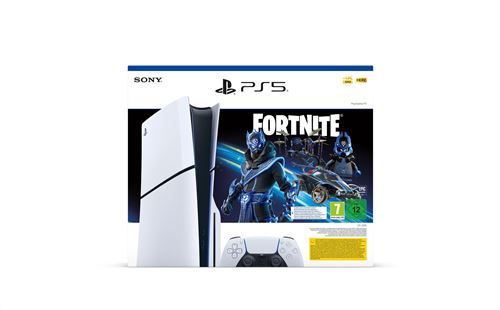 Pack Console Sony édition standard PlayStation®5 modèle Slim Fortnite® Cobalt Star