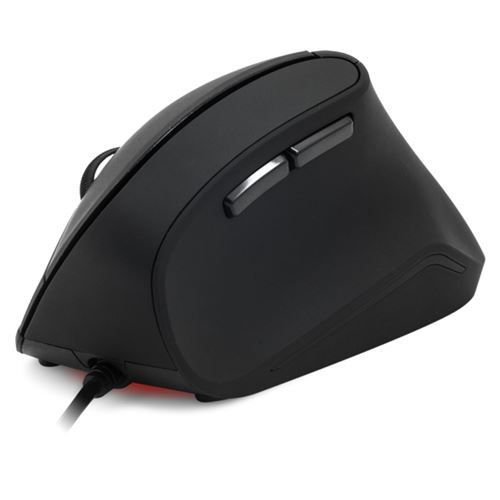 Suza Noir Advance Ergonomic Vertical Plus - Souris Verticale - Pour Droitiers - Optique - 6 Boutons - Filaire - Usb - Image 3