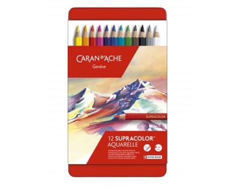 Caran D'Ache Boîte De 12 Crayons Caran D'Ache Supracolor