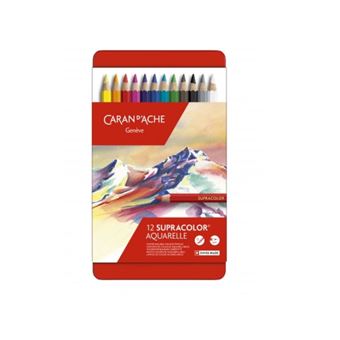 Boîte de 12 crayons Caran d'Ache Supracolor