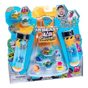 ASST 12 MINIS FIG. SWARMS ATOMIC - MRBEAST LAB