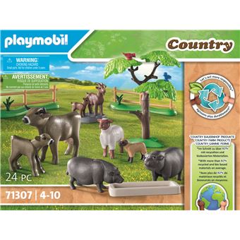 Fermière avec animaux Playmobil 6133 d'occasion Revaltoys