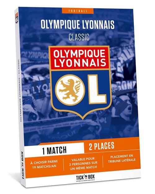 Coffret cadeau Tick’nBox Olympique Lyonnais Classic