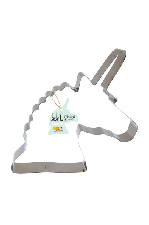 Moule découpoir Scrapcooking Licorne XXL Inox