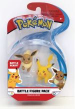 Figurines Pokémon Pikachu et Evoli 5 cm