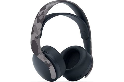 Casque-micro sans fil SONY Pulse 3D PS4 PS5 Gris camo