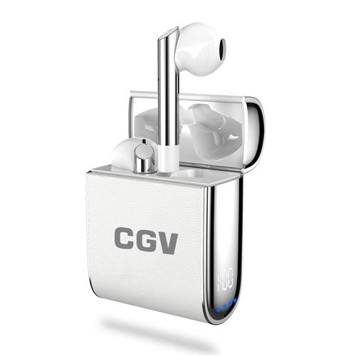 Ecouteurs sans fil Cgv Hel TWS Street Blanc