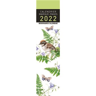 Calendrier Pictura 2022 Marque-Page Nature