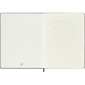 Agenda scolaire Moleskine 2022 2023 Semainier très grand format Rigide Noir