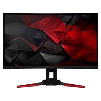 Acer Predator Z321QU - LED-monitor - gebogen - 31.5" - 2560 x 1440 WQHD - VA - 300 cd/m² - 3000:1 - 4 ms - HDMI, DisplayPort - luidsprekers - zwart
